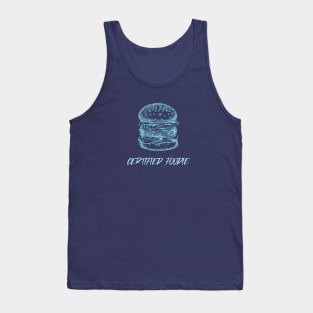 Certified Foodie Hamburger Tank Top